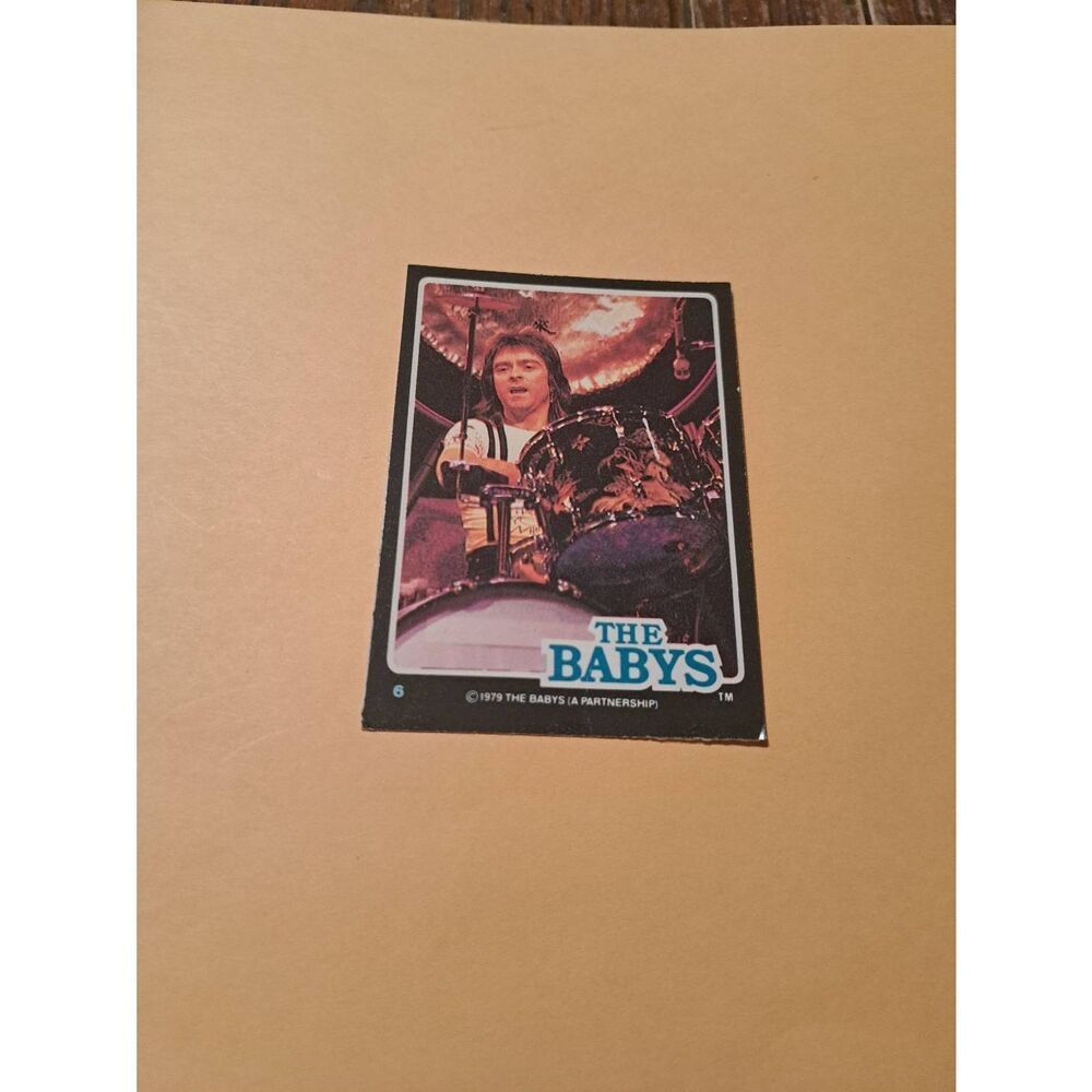Vintage 1979 The Babys Trading Card #6 London Rock Band Collectible